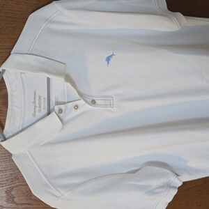 Tommy Bahama XL White Polo